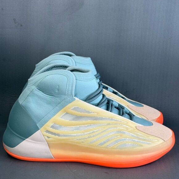 adidas Yeezy Quantum \'Hi-Res Coral\' athletic sneaker shoes men’s size 12 main image 7